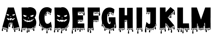 Halloween Ghoul Font UPPERCASE