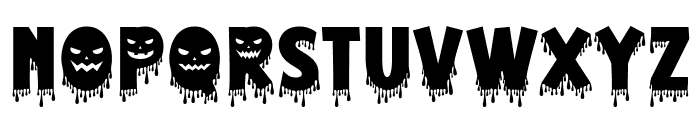 Halloween Ghoul Font LOWERCASE