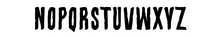 Halloween Juster Font LOWERCASE