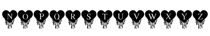 Halloween Love Font LOWERCASE
