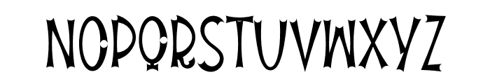 Halloween Momentum Font LOWERCASE