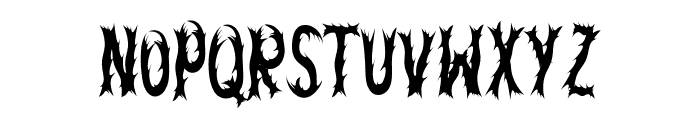 Halloween Monster Font LOWERCASE
