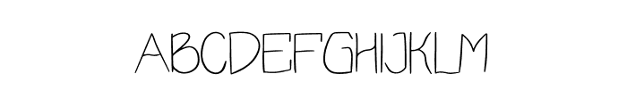 Halloween Night Lite Font LOWERCASE