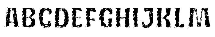 Halloween Nightmare Rot Full Font UPPERCASE