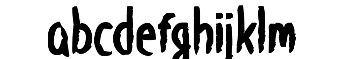 Halloween Occurrence Font LOWERCASE