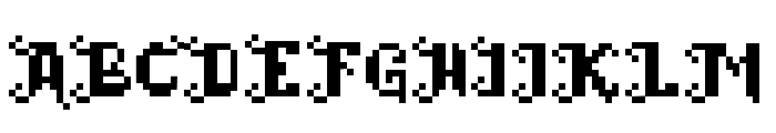 Halloween Pixel Regular Font UPPERCASE