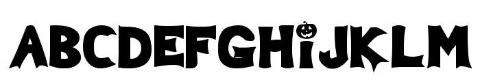 Halloween Pumpkin Regular Font LOWERCASE