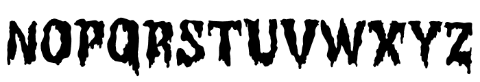Halloween Scarecrow Font LOWERCASE