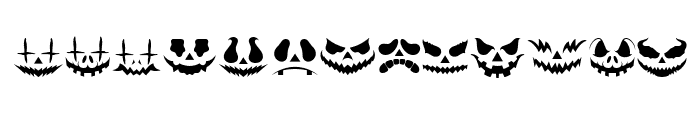 Halloween Scary Face FONT