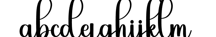 Halloween Signature Font LOWERCASE