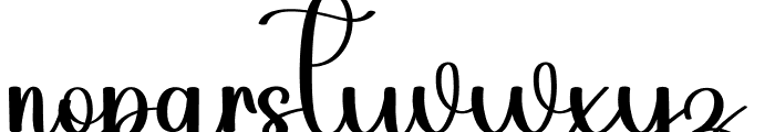 Halloween Signature Font LOWERCASE