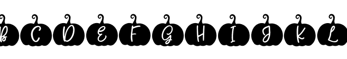 Halloween Time 1 Font LOWERCASE