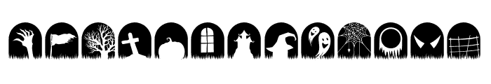 Halloween Vibes Font LOWERCASE