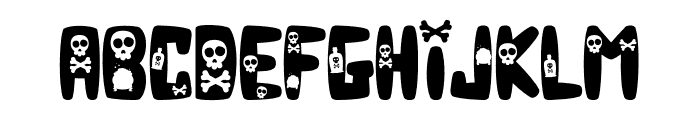 Halloween Victory Font UPPERCASE