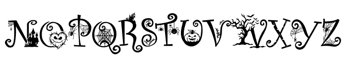 Halloween Whimsy Font UPPERCASE