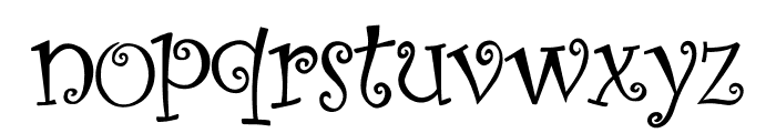 Halloween Whimsy Font LOWERCASE