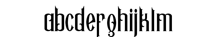 Halloween Witch Regular Font LOWERCASE