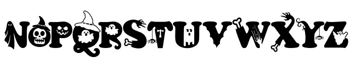 Halloween Witch Font LOWERCASE