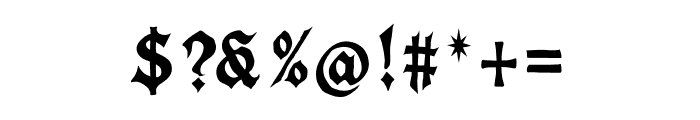 Halloween Wizard Font OTHER CHARS