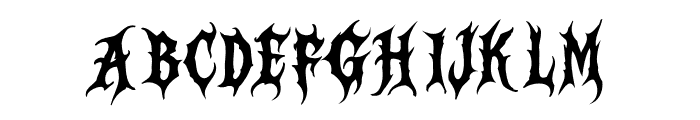 Halloween Wizard Font UPPERCASE