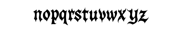 Halloween Wizard Font LOWERCASE