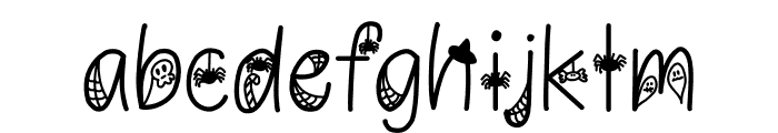 Halloween fantasy Font LOWERCASE