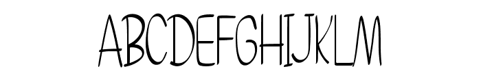 Halloween tree Font LOWERCASE