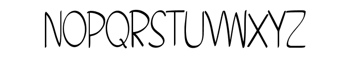 Halloween tree Font LOWERCASE