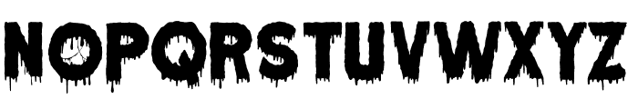 HalloweenDisaster-Regular Font UPPERCASE