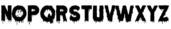 HalloweenDisaster-Regular Font LOWERCASE