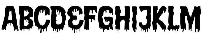 HalloweenFright-Regular Font LOWERCASE