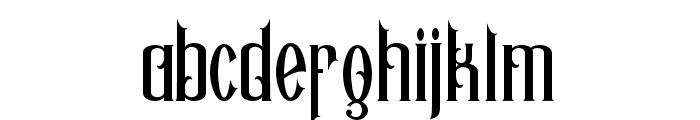 HalloweenWitch-Regular Font LOWERCASE