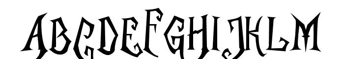 Hallowitch-Regular Font UPPERCASE