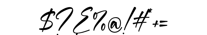 HallucinateSignature Font OTHER CHARS