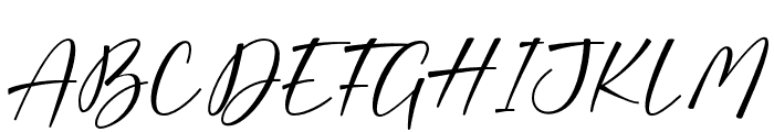 HallucinateSignature Font UPPERCASE