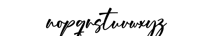 HallucinateSignature Font LOWERCASE