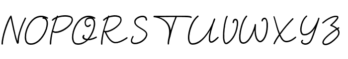 Hallysoon-Regular Font UPPERCASE