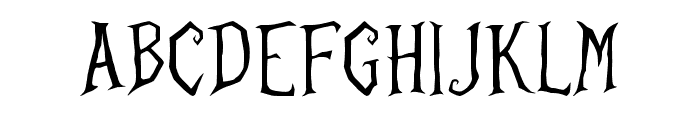 HalqueenRegular Font LOWERCASE