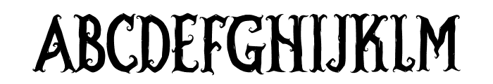 Halther Font UPPERCASE