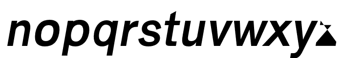 Halton Bold Italic Font LOWERCASE