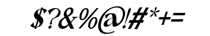 Hamachi Font Italic Font OTHER CHARS