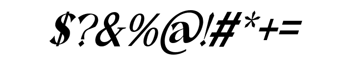 HamachiFont-Italic Font OTHER CHARS