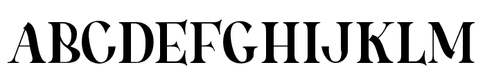 HamachiFont-Regular Font UPPERCASE