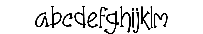 Hambel-Regular Font LOWERCASE