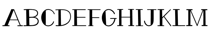 Hamburger Font Regular Font UPPERCASE