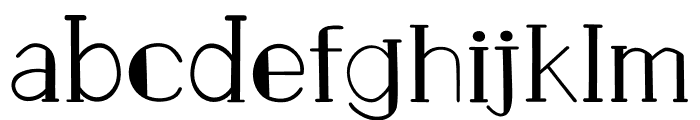 Hamburger Font Regular Font LOWERCASE