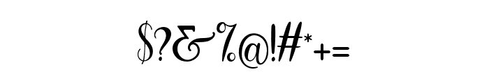Hamediascript Font OTHER CHARS
