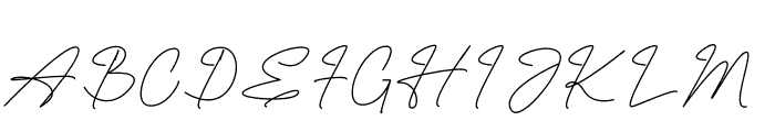 Hamiltton Signature Regular Font UPPERCASE
