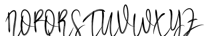 Hamster Signature Font UPPERCASE