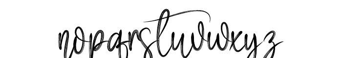 Hamster Signature Font LOWERCASE